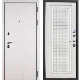 Дверь белая с отделкой из МДФ РД-2322 ЦБ1 по цене от 17500 рублей
