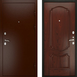 Дверь с порошковым напылением и МДФ-панелью РД-2381 антик по цене от 17900 рублей