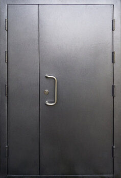 Дверь в подъезд двустворчатая РД-2208 ручка-скоба