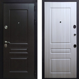 Дверь входная с МДФ-панелью с двух сторон РД-2339 цвет грецкий орех/сосна белая по цене от 17500 рублей