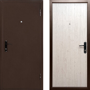 Стальная дверь с порошковым напылением и ламинатом РД-2153