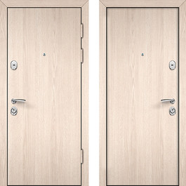 Входная металлическая дверь с ламинатом РД-2140 светлый по цене от 9000 рублей