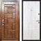 Дверь входная МДФ-панель геометрия РД-2509 цвет орех