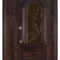 Входная дверь из массива дерева РД-2359 с окном и ковкой