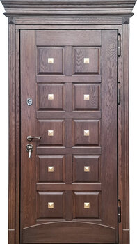 Дверь с МДФ отделкой РД-2550 цвет орех