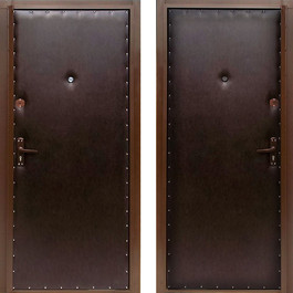 Дверь с отделкой винилискожа РД-2288 цвет коричневый по цене от 6000 рублей