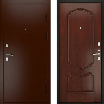 Дверь с порошковым напылением и МДФ-панелью РД-2381 антик