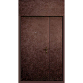 Дверь в подъезд полуторная дверь с фрамугой экокожа РД-2196 по цене от 12500 рублей