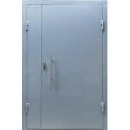 Дверь входная металлическая двухстворчатая РД-2209 длинная ручка по цене от 16500 рублей