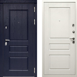Дверь входная металлическая РД-2356 синий/белый по цене от 17900 рублей