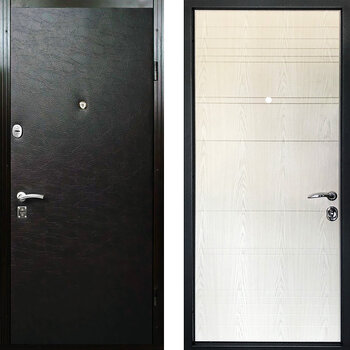 Дверь входная с экокожей и ламинатом РД-2312