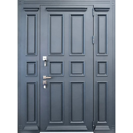 Дверь зимняя влаго- и хладостойкая с фрамугой МДФ РД-2487 по цене от 55000 рублей