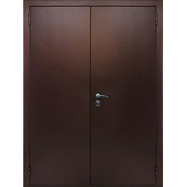 Двухстворчатая коричневавя дверь РД-2206 по цене от 16300 рублей