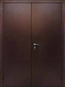 Двухстворчатая коричневавя дверь РД-2206