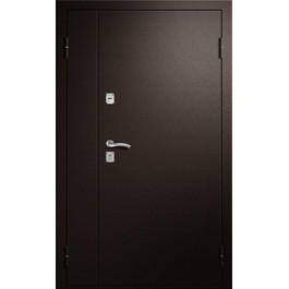 Двустворчатая металлическая дверь РД-2448 с терморазрывом двойной порошок по цене от 22500 рублей