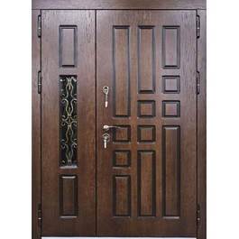 Двустворчатая входная дверь с терморазрывом РД-2752 по цене от 55500 рублей