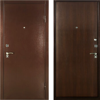 Классическая входная дверь порошок и ламинат РД-2149