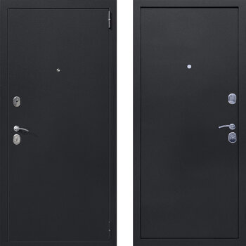 Классическая входная дверь порошок и МДФ РД-2192