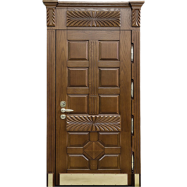 Металлическая входная дверь РД-2353 с массивом дуба по цене от 100900 рублей