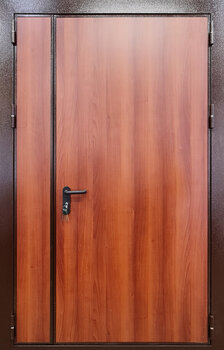 Полуторная дверь ламинат РД-2600 цвет коричневый