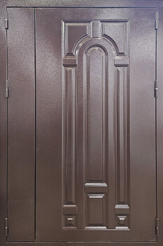 Полуторная порошковая дверь РД-2655 с терморазрывом