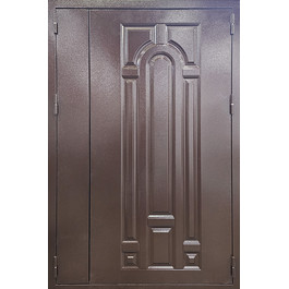 Полуторная порошковая дверь РД-2656 коричневый окрас по цене от 26500 рублей