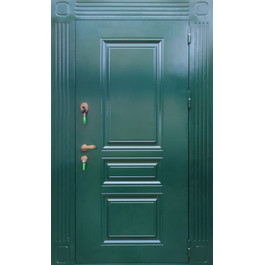 Широкая одностворчатая дверь РД-2650 зеленого цвета по цене от 36500 рублей