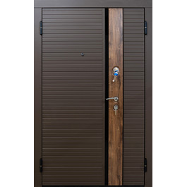Современная дверь двухстворчатая РД-2130 МДФ-панель по цене от 40500 рублей