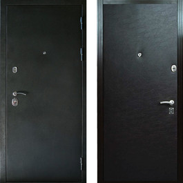 Стальная черная дверь РД-2299 порошок и винилискожа по цене от 9900 рублей