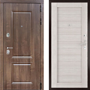 Стальная дверь МДФ-панель с 2-х сторон РД-2385 коричневый