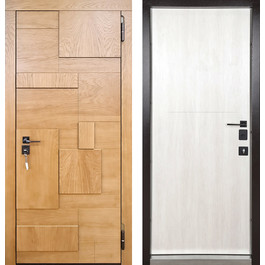 Стальная дверь с отделкой из МДФ РД-2524 по цене от 29500 рублей