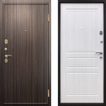 Стальная входная дверь отделка ламинат и МДФ РД-2156