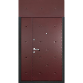 Тамбурная полуторная дверь с фрамугой экокожа РД-2195 по цене от 12500 рублей