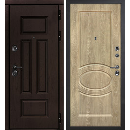 Уличная дверь с термопрокладкой РД-2468 МДФ 14 мм с двух сторон классика по цене от 23000 рублей