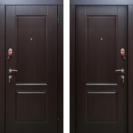 Входная дверь классическая РД-2330 коричневый МДФ по цене от 18500 рублей
