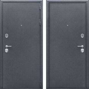 Входная дверь классика порошок с двух сторон РД-2178