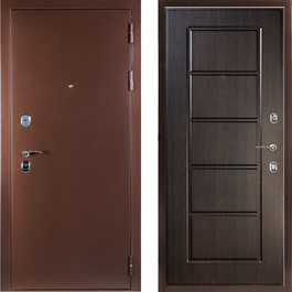 Входная дверь коричневая классика РД-2181 по цене от 16500 рублей