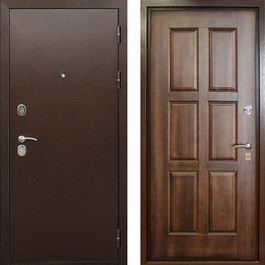 Входная дверь отделка с порошковым напылением и массивом дуба РД-2272 по цене от 54000 рублей