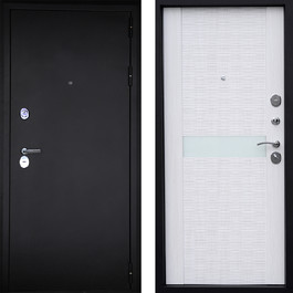 Входная дверь порошок и белый МДФ РД-2245 термо по цене от 25900 рублей