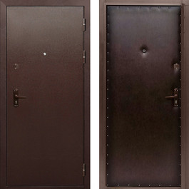 Входная дверь РД-2298 с отделкой из порошкового напыления и экокожи по цене от 9900 рублей