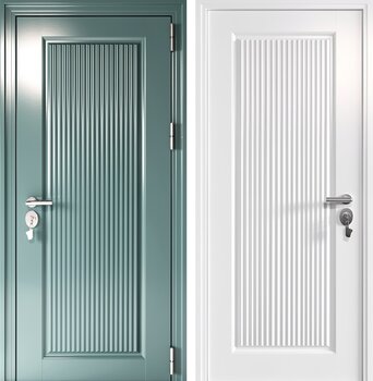 Входная дверь с горизонтальными полосками РД-2757 термо