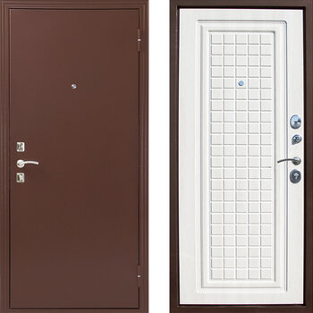 Входная дверь с порошковым напылением и МДФ-панелью РД-2193
