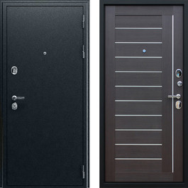 Входная дверь с порошковым напылением и МДФ РД-2176 с молдингом по цене от 18400 рублей
