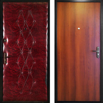 Входная дверь с винилискожей и ламинатом РД-2301