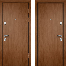 Входная стальная дверь ламинат РД-2142 коричневый по цене от 9000 рублей