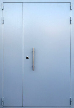 Входная стальная дверь в подъезд нитроэмаль РД-2214 длинная ручка