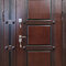 Входная полуторная дверь МДФ-панель/цвет орех РД-2532