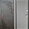 Дверь морозостойкая стальная РД-2446 с декоративной ковкой порошок и МДФ серый