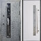 Морозостойкая дверь с вертикальной ручкой и стеклом РД-2700 МДФ