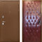 Входная металлическая дверь РД-2354 порошок/экокожа